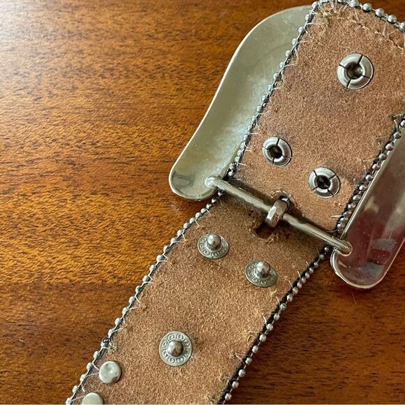 Blazin Roxx Mossy Oak Breakup Camo Leather Belt Size Small 38” end to end - Picture 13 of 13